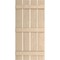 Ekena Millwork Rustic Four Board Spaced Board-n-Batten Sandblasted Faux Wood Shutters, 23 1/2"W x 62"H SHUBSS23X62SDPR - alternate 5